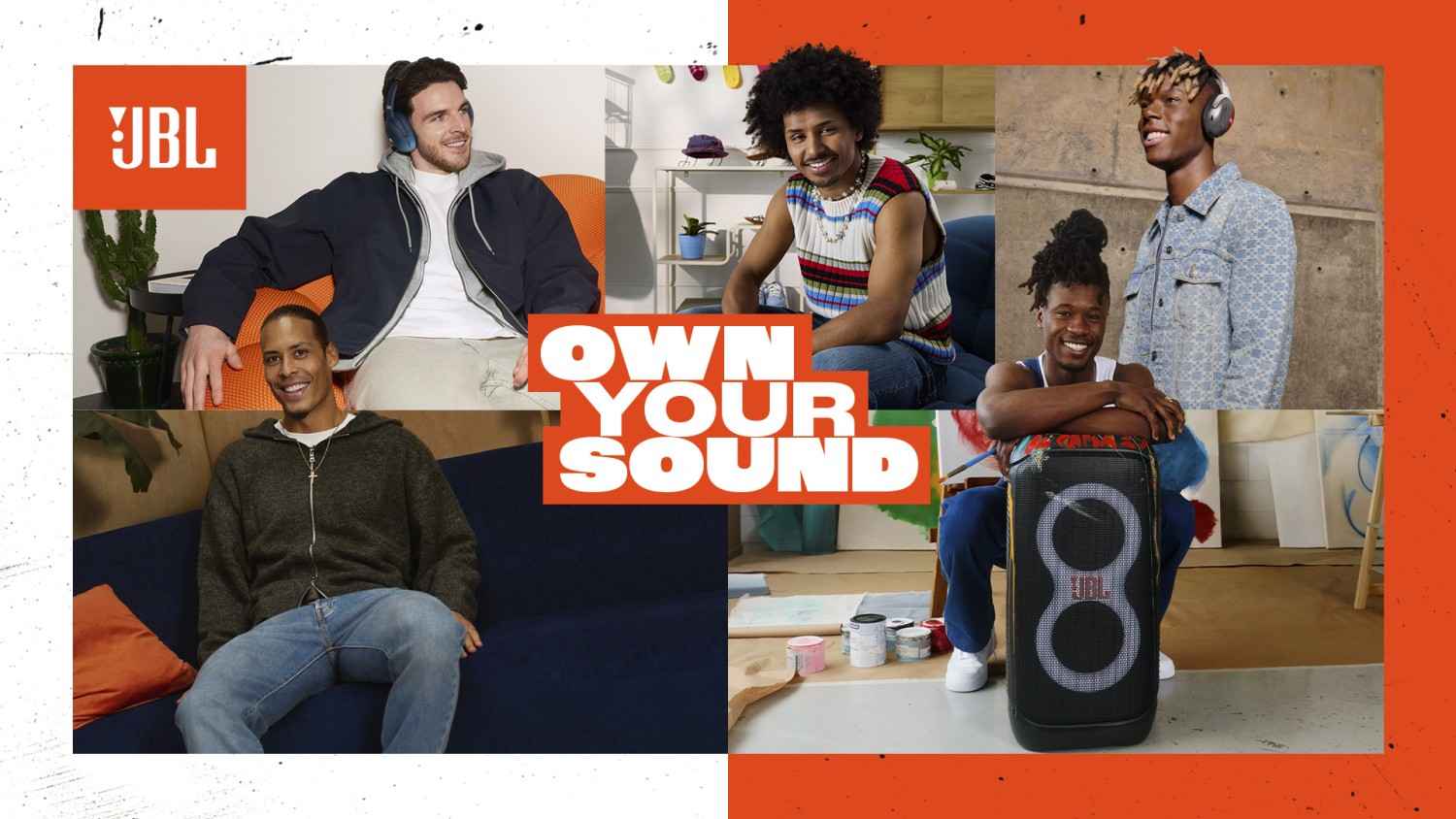 HiFi JBL startet globale, kulturgetriebene Kampagne “Own Your Sound” mit fünf europäischen Top-Fußballstars - News, Bild 1