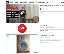 HiFi YouTube-Kanal der Klang+Ton gestartet - News, Bild 1