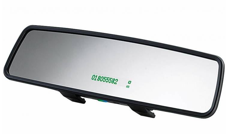 Car-Hifi sonstiges Callstel BFX-400.pz, Callstel KFZ-R&uuml;ckspiegel mit Bluetooth-Freisprecher im Test , Bild 1