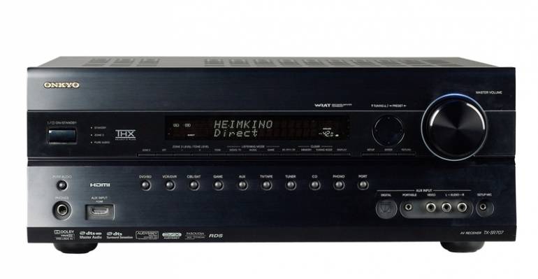 AV-Receiver Onkyo TX-SR707 im Test, Bild 1